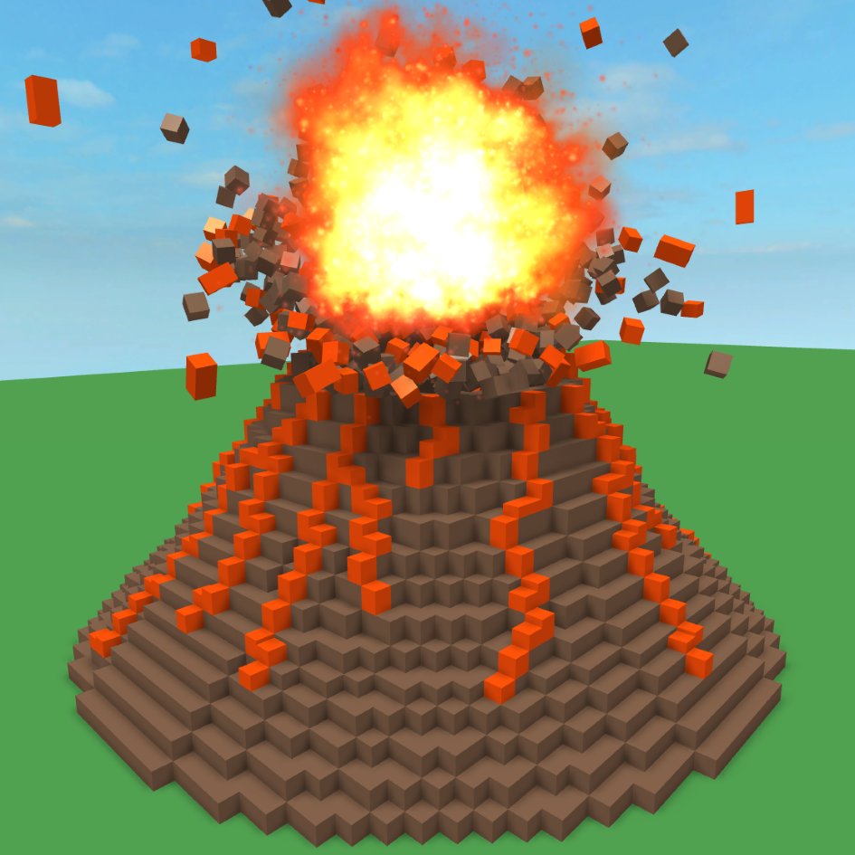 Silky Games On Twitter Who Has Unlocked The New Epic Volcano Area In Destruction Simulator New Code Enter Epicvolcano To Get 5 Free Levels Only Redeemable For The Next 7 - the volcano roblox