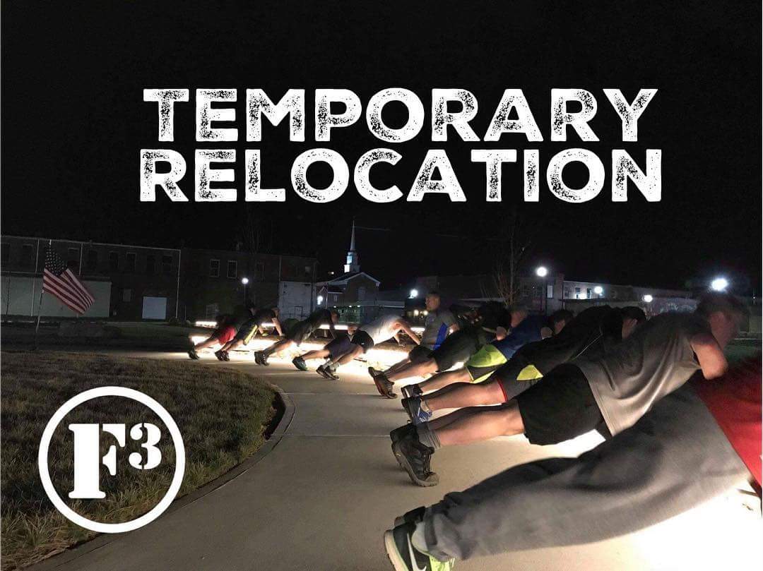 Due to the numerous events in downtown Johnson City this weekend, the 6AM workout will meet at Indian Trail Intermediate School on 9/15. <a href="/F3IronHorse/">F3IronHorse</a>