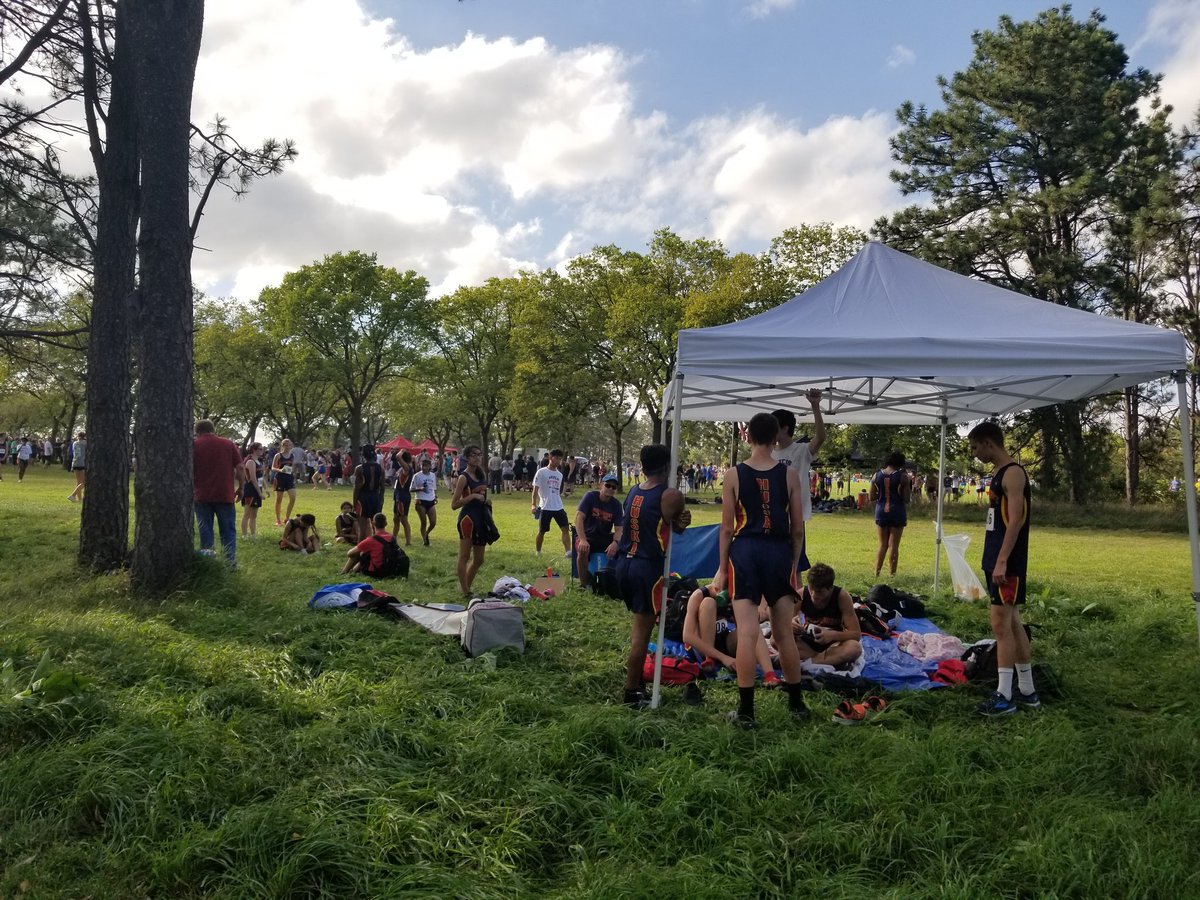 OPSNWXC's tweet photo. Great times for the Omaha Northwest Cross Team at the Harold Scott Invitational in Lincoln. #StraightOuttaStridetown #TheDarkNikeRises @OPSNWAthletics https://t.co/8DDgaTQ9dh