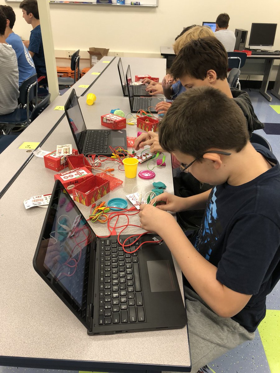 MrsCTechnology's tweet image. Finishing up coding our own games and using Makey Makeys to create unique controllers @makeymakey #inventionliteracy