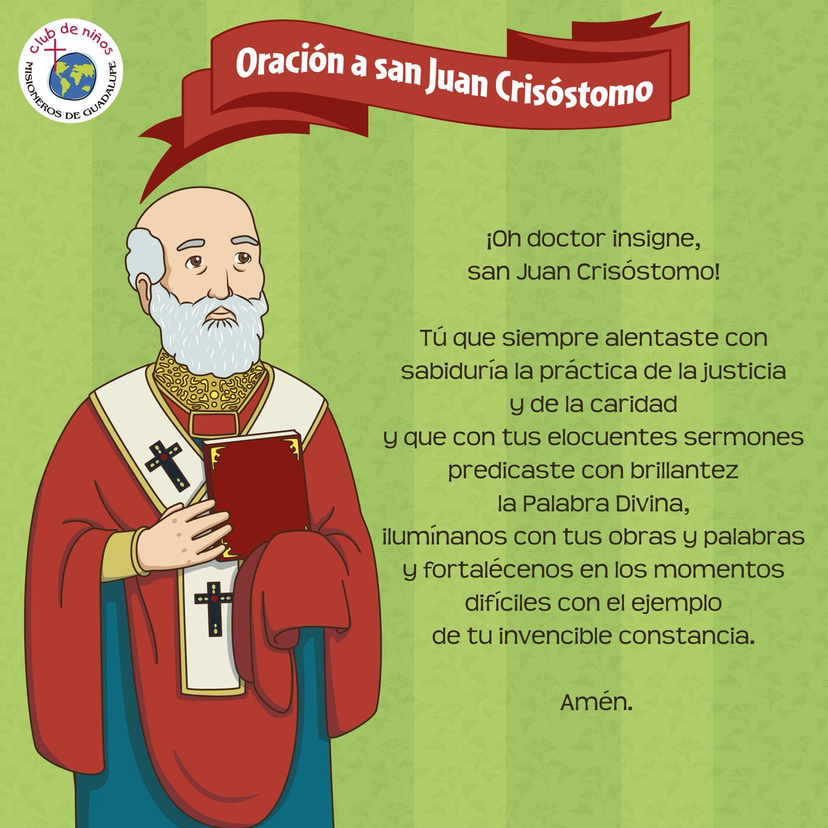 Misioneros Guadalupe على تويتر El Clubdeninosmg Te Invita A Conocer A San Juan Crisostomo Enterate Por Que Se Le Considera Patrono De Los Predicadores Lee Una De Sus Inspiradoras Historias Y Diviertete