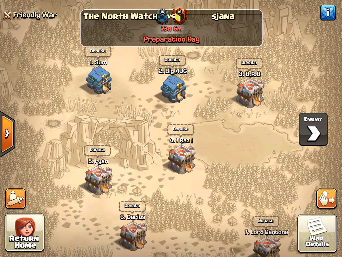 Ready for week 2 in <a href="/champwarleague/">Champions War League</a> Rising, and hopefully our first win 💪 Good luck <a href="/SjanaCOC/">Sjana</a> 😀