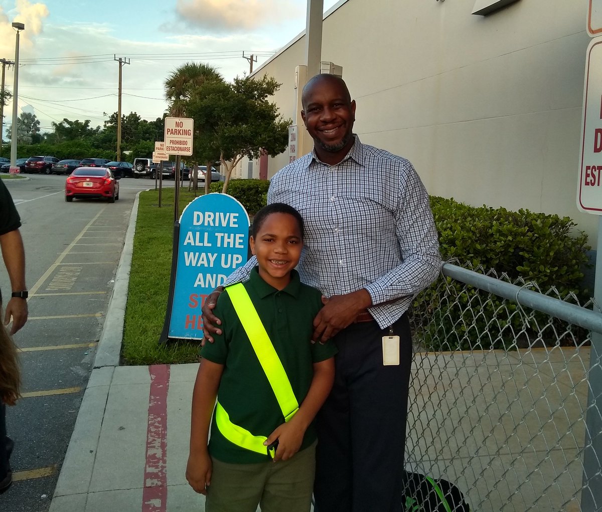 Extremely proud of our new safety patrol working hard on morning post.. He immediately became a role model for others.. Building positive school climate 
<a href="/ForestHillElem/">Forest Hill Elem.</a>
