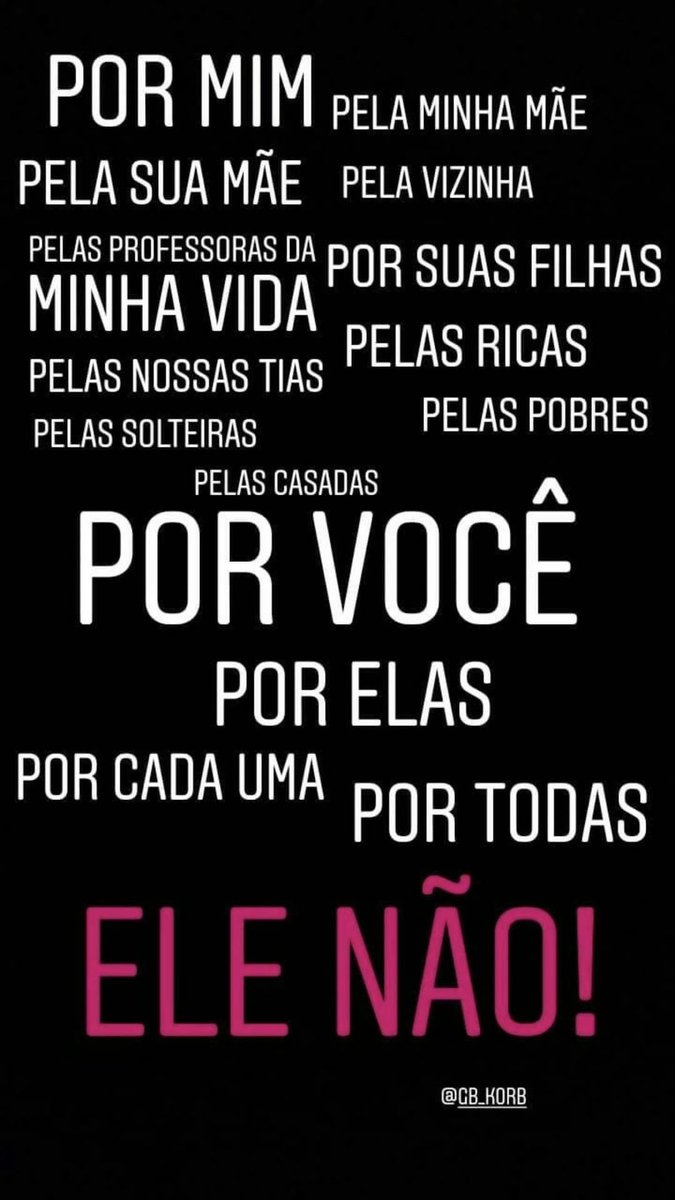 Cat_TL's tweet photo. #EleNao https://t.co/pS3JDxhwfb