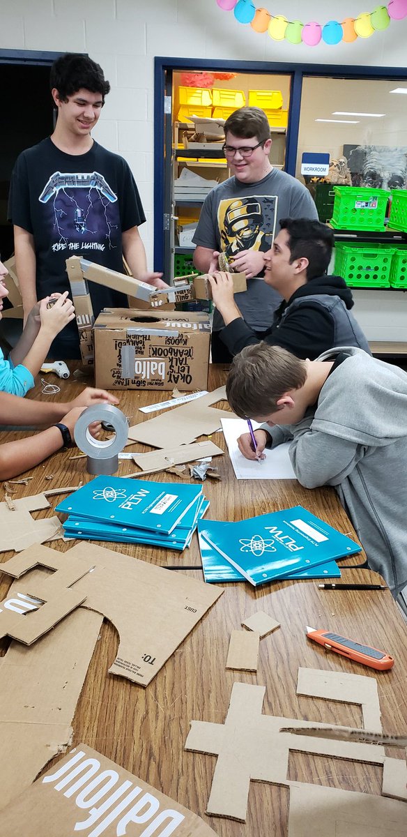 BH_Stem's tweet image. Working on cardboard prototypes for @BESTRobotics #currenteventsBESTRobotics #Thanks2BestRobotics 
@barbers_hillhs @BHEagleCTE