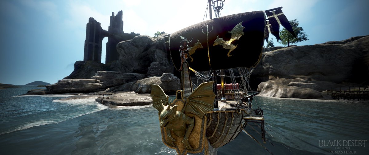 Silu_et's tweet photo. Finished the sails! @EyeOfTaarn was kidnapped yet again! Poor guy! *makes no mention of using him as sea monster bait*
- Zinxc - NA -
#BDO #BlackDesert #BlackDesertOnline #BDOscreenshot #BDOmemories #MMORPG #BDORanger #BDOShip #BDOSailing #BDORemastered @BDO_News https://t.co/wy5pfaFwgj