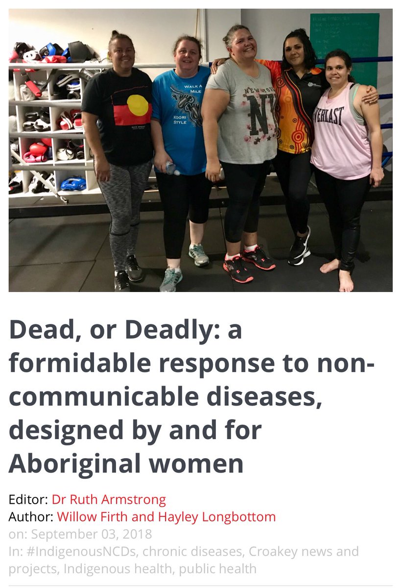 #AboriginalHealth in #AboriginalHands & #IndigenousLed solutions essential if we want to #BeatNCDs #IndigenousNCDs croakey.org/dead-or-deadly…