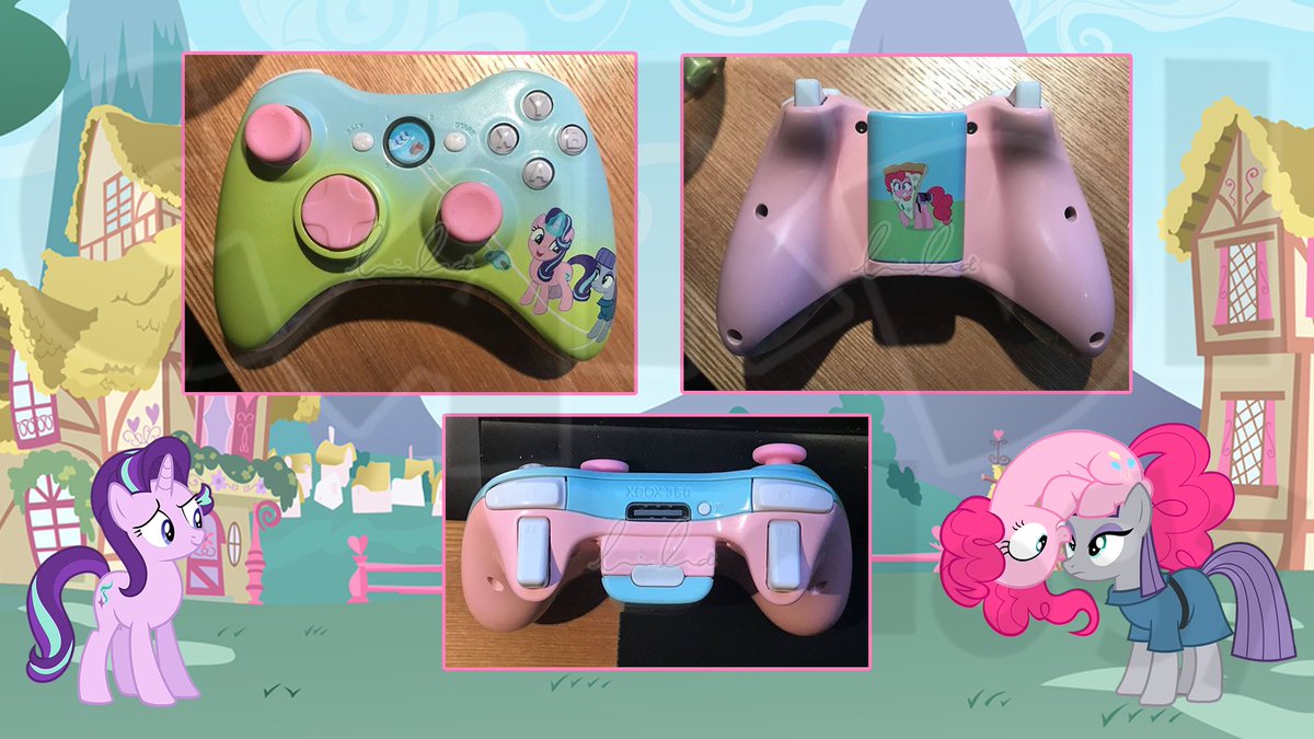#customcontrollers #itscardiology #Mylittlepony #starlightglimmer #pinkiepie #maud Great combination piece!  :D