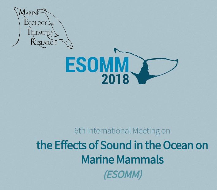 We are in the Netherlands presenting our #research at the 6th International meeting on the Effects of Sound in the #Ocean on Marine Mammals. #sonar #whales #science #conservation