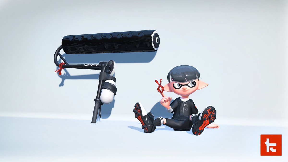 Splatoon スプラトゥーン これは ベッチューコレクション おなじみのブキの サブ スペシャルの構成が変わった 別注品 で ギアブランド タタキケンサキ によるモノトーンの配色と 赤い洗濯バサミが目印だ べッチューコレクション第1弾は