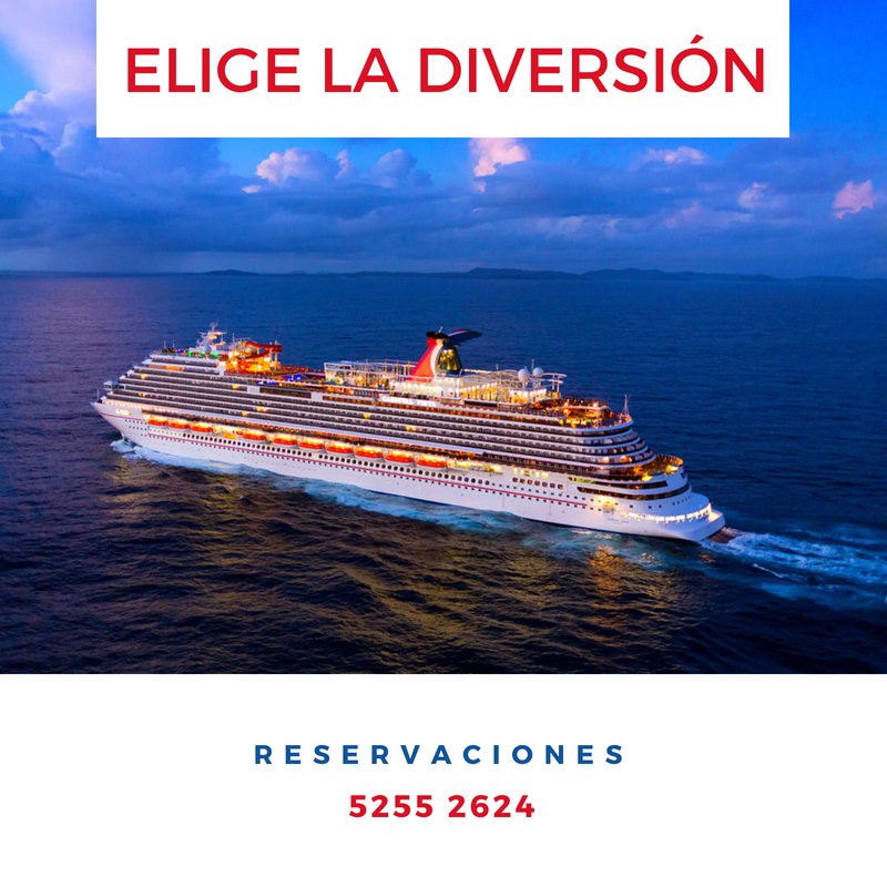 CarnivalMexico's tweet photo. Los cruceros de clase #Vista ¡la nueva generación en diversión en alta mar! Visita nuestra página https://t.co/K51EWweTpL https://t.co/EyRJYXxoVc