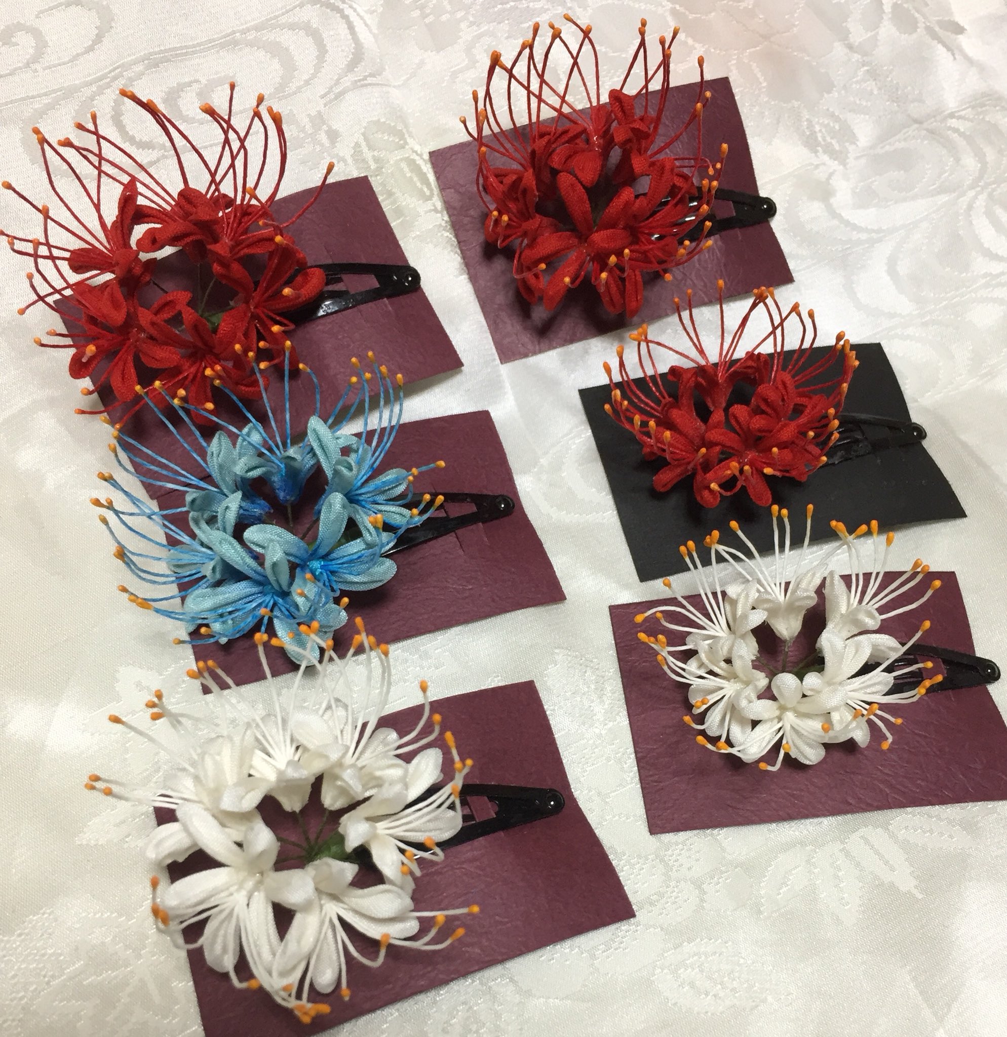 Puppenheimcraft ラヴィドリュクス委託中 בטוויטר つまみ細工の髪飾り 彼岸花 紅と白は大中小のサイズあり 1つ4000円 青緑は大のみ 1つ40円 アイドール名古屋 Puppenheimcraft ラヴィドリュクス委託中 בטוויטר つまみ細工の髪飾り 彼岸花 紅と白は大中小のサイズあり 1つ4000円 青緑は大のみ 1つ40円 アイドール名古屋