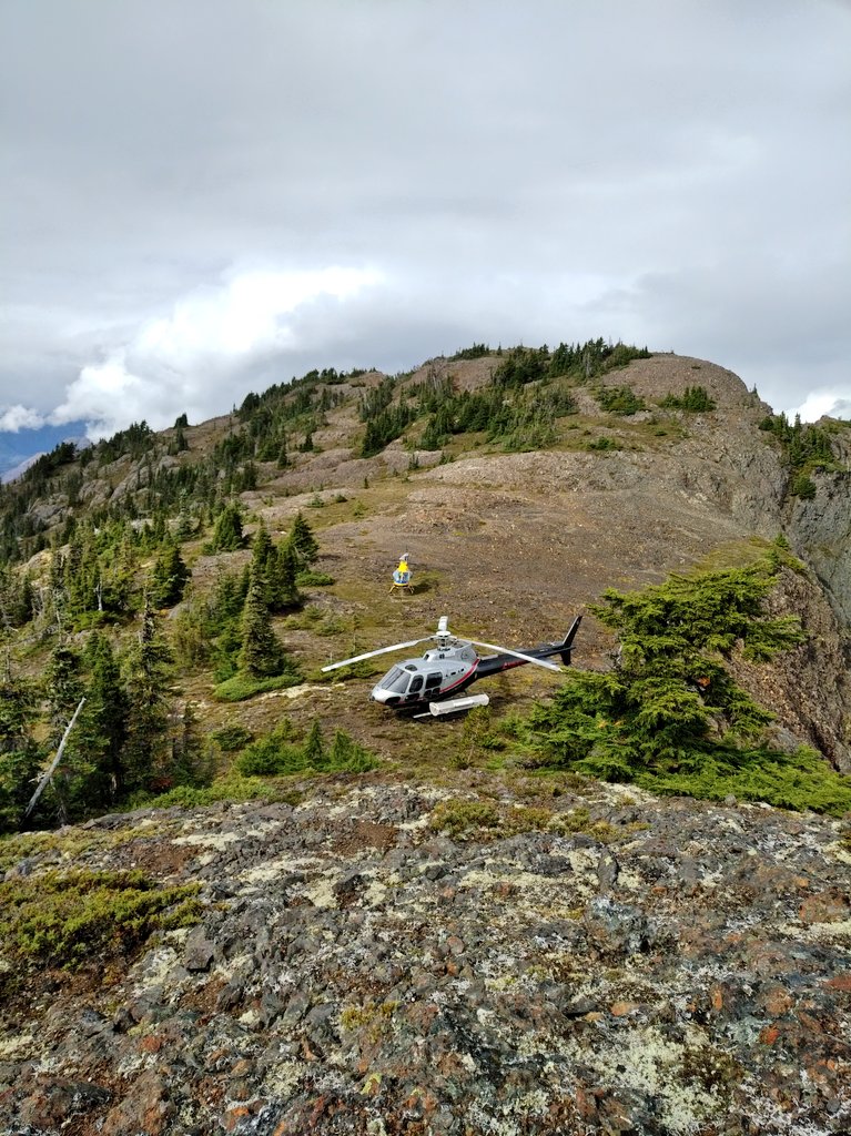 scotch_guy's tweet photo. When you get flown to the top of a mountain to drink whisky and eat candied salmon... amazing day with @shelterpoint ! #whisky https://t.co/2QsAV27BI5