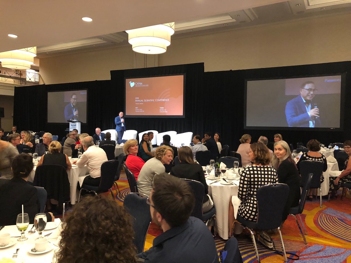 CANetInc_'s tweet photo. Our CEO and Scientific Director Dr. Anthony Tang providing opening remarks at tonight's gala and award ceremony #CANetASC2018 https://t.co/RCq18eLiK5
