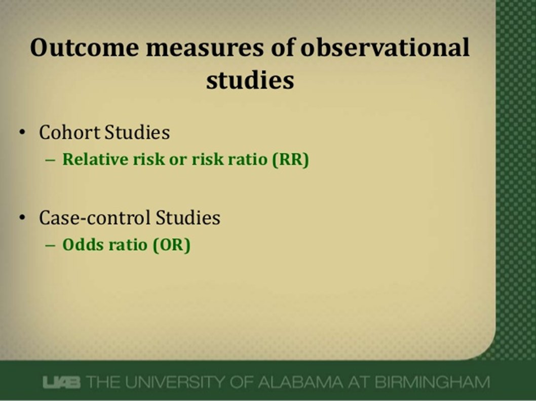 Abdullah Kharbosh What Does An Odds Ratio Or Relative Risk Mean By Ebmteacher Casecontrol Cohort T Co Shfiaepl57 عبر Slideshare