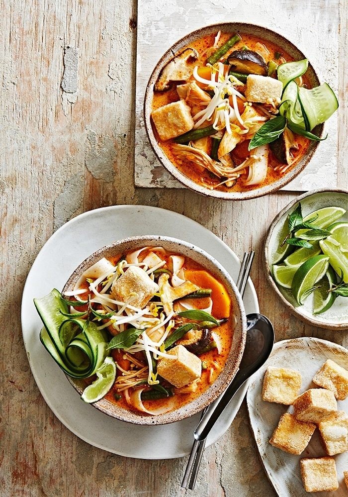 Laksa is an exotic dish hailing from Malaysia, and it includes a spicy broth that usually has rice noodles.

Coconut, keffir lime leaves and fish sauce create the explosive Asian flavor combination that will make your palate sing: bit.ly/2L25hTH