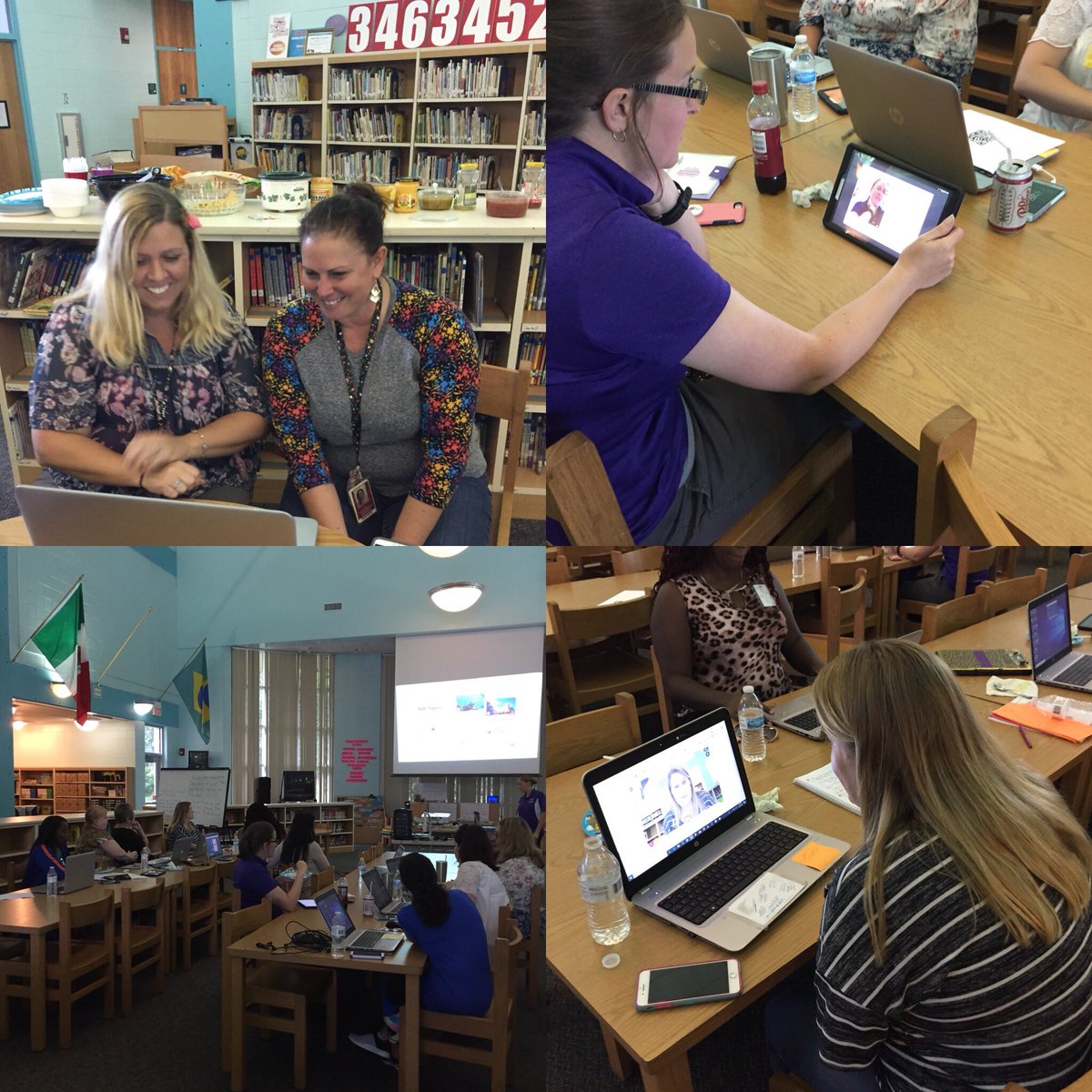 MikeLastra57's tweet photo. We had our first “Tech-Mex Thursday” today. It was an absolute hit!!! 20+ BES Ts showed up to learn about @Flipgrid !
Thank you so much @amico_412 for leading this and taking the time to work with our staff! #BESlearns #BESdreamsbig #LeopardNATION #flipgridfever https://t.co/2BJCNn37E1