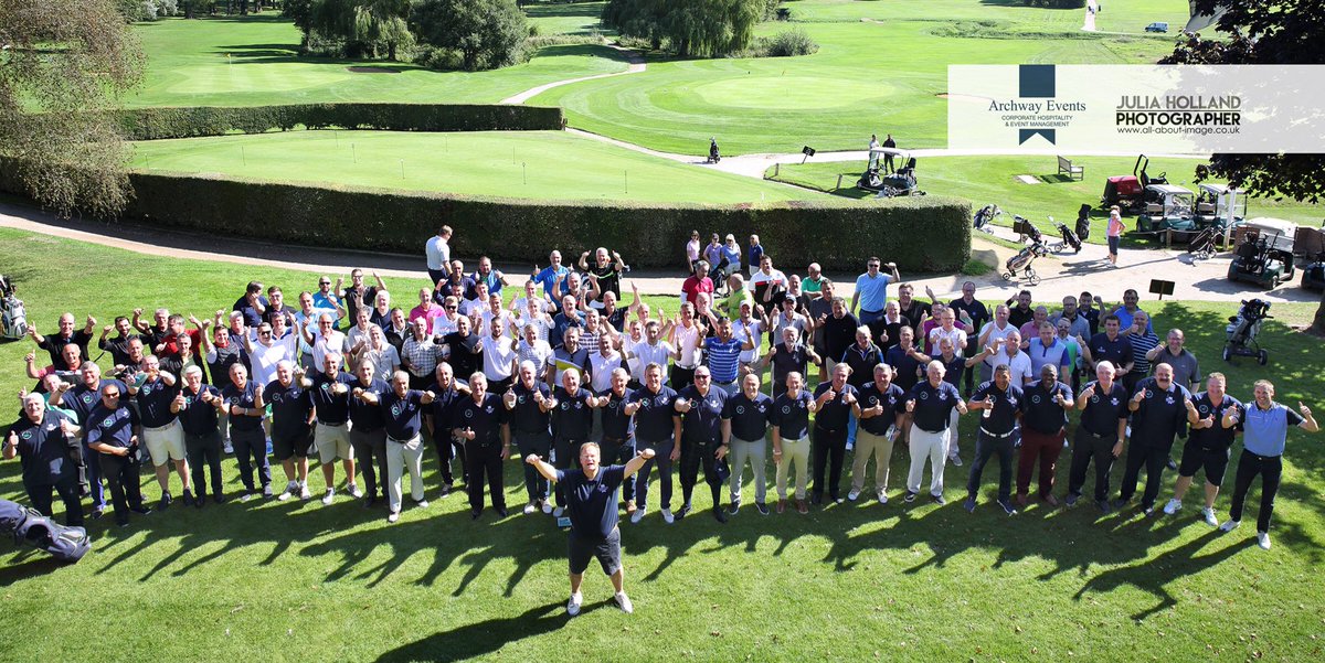 archwayevents's tweet photo. Another great photo from ⁦@JuliaHolland⁩ showing all the celebrities &amp; clients that played in Norfolk’s biggest ever celebrity charity golf day at ⁦@barnhambroom⁩ ! Thanks to everyone who booked a team - really appreciate your business. Next year will be even bigger ! https://t.co/hxPzIJ9CRp