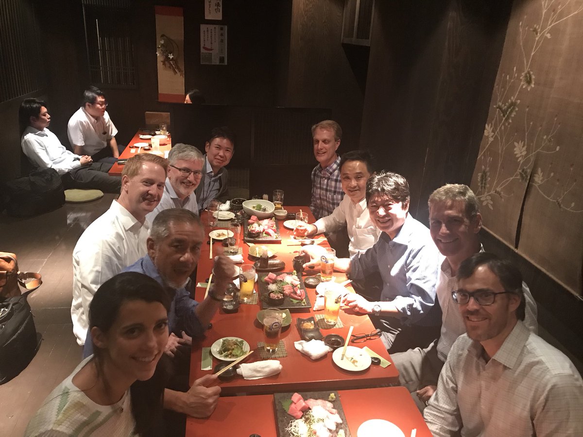 In Tokyo with members of the ALAM team.  Great people doing great things to advance digital technology.