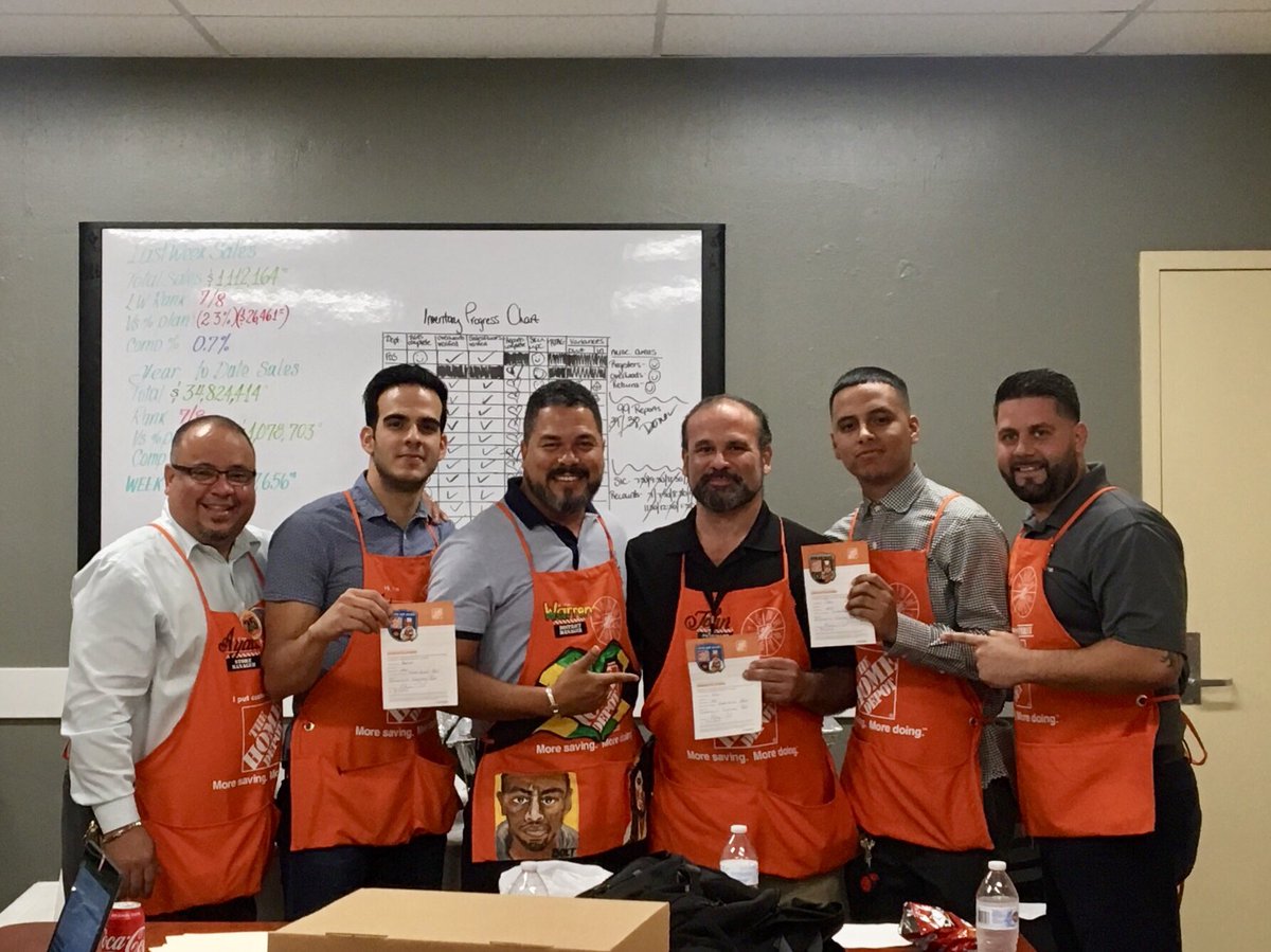 Our DM and DAPM recognizing our HD 202 inventory captains for excellent inventory prep and flawless execution.