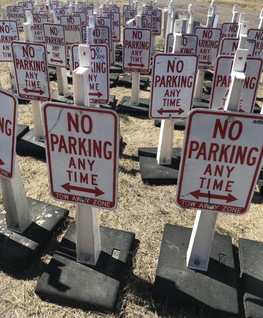 TeamM4MM's tweet photo. I think I need to find another place to park... #somanysigns

#HeyNext we’re gearing up for #MuckFestMS this Saturday! https://t.co/DXjNWVub6a