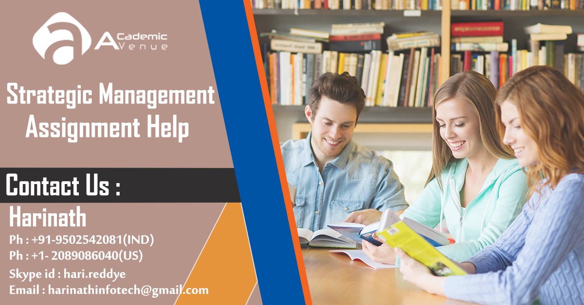 academic_avenue's tweet image. j.mp/2NdAgBy
#AcademicAvenue provides assignment help on Strategic Management. The Assignment help tutors are experts in giving you best assignment solutions. 
#StrategicManagementAssignmentHelp
#BestOnlineAssignmentWritingServiceForStudents