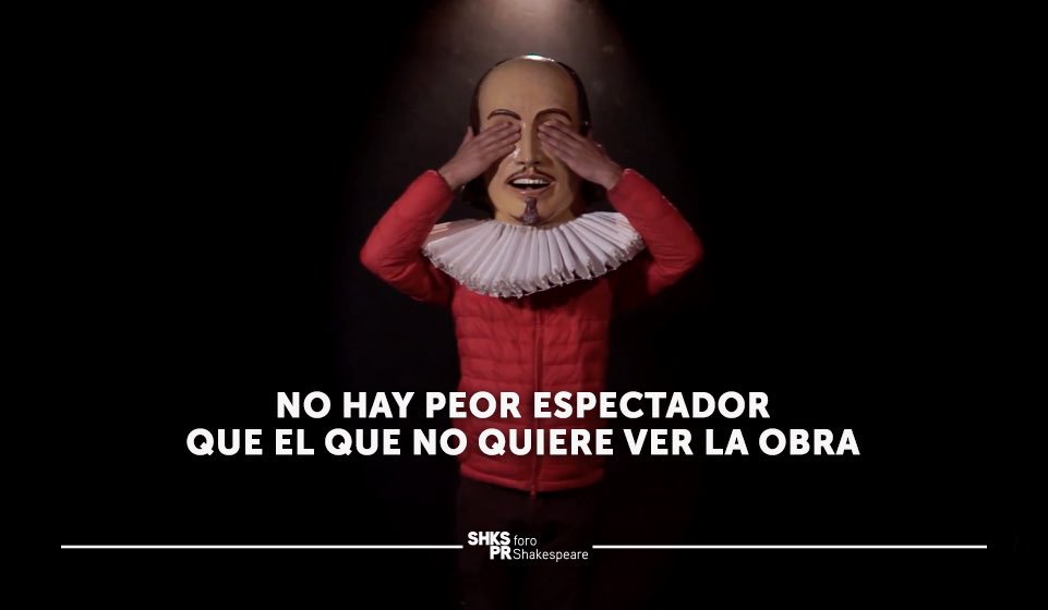 Sobre todo cuando la obra está en más de 300 teatros de la CDMX. #ALaMierdaElForo