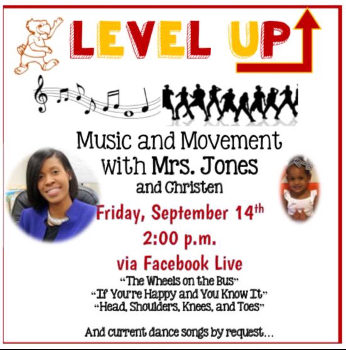 SCPS_Division's tweet photo. Parents, in the spirit of keeping the kids busy during the hurricane, another one of our administrators, Rickeita Jones, principal of Meherrin Elementary &amp; her little star, Christen, two (2 years old), will dazzle you tomorrow by singing &amp; dancing at 2:00 p.m. Stay tuned. #scpsva https://t.co/hjUUO0lc2g