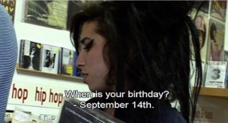 Happy (what would have been) 35th bday to Amy Winehouse!!!!  love and miss you forever 