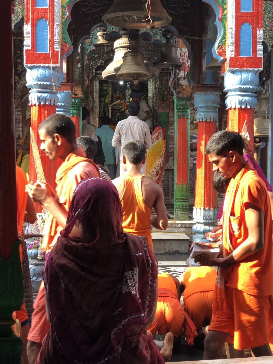 Earlier today  #HanumanGarhi  #Ayodhya