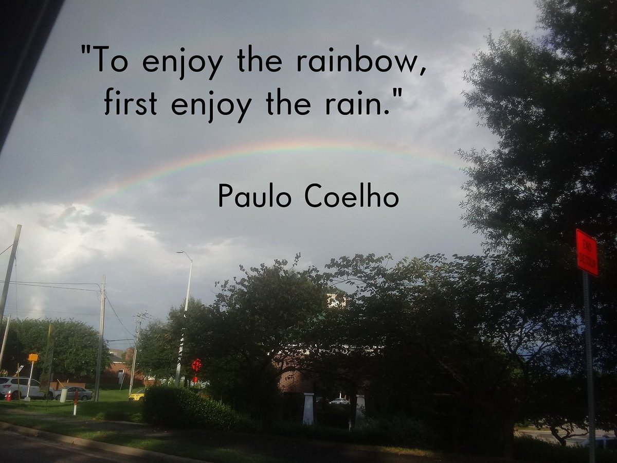 BtheBabysitter's tweet photo. I have not been the most calm as we have been preparing for the storm but I saw this rainbow and it made me feel so much better. 😊❤

I'm praying for those in SC and especially those on/near the coast. I'm looking forward to seeing the rainbows that come after the storm! https://t.co/wzyFDMhnHK