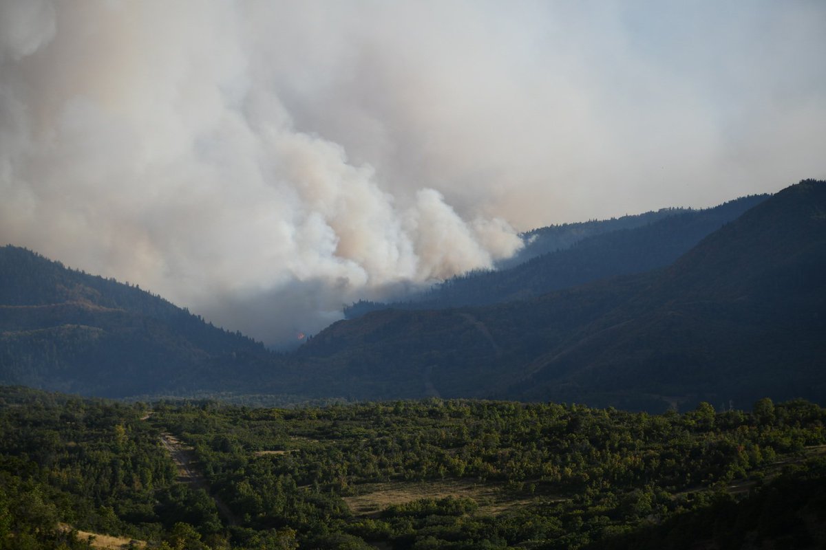 PaysonUtah's tweet image. #Polecreekfire Taken from Gladstan Golf Course