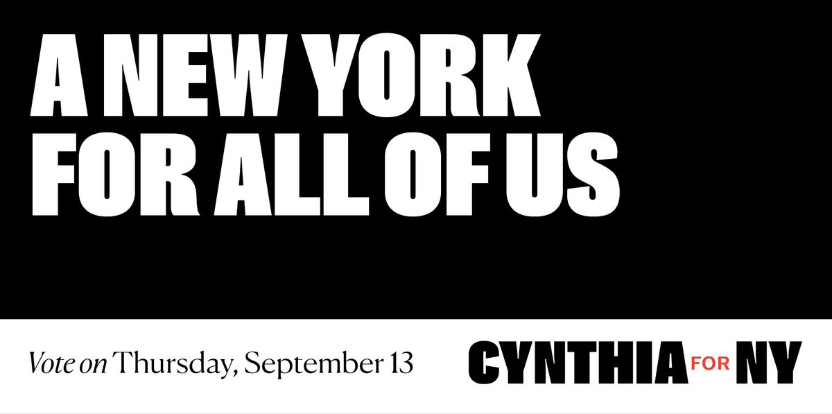 A New York for all of us.