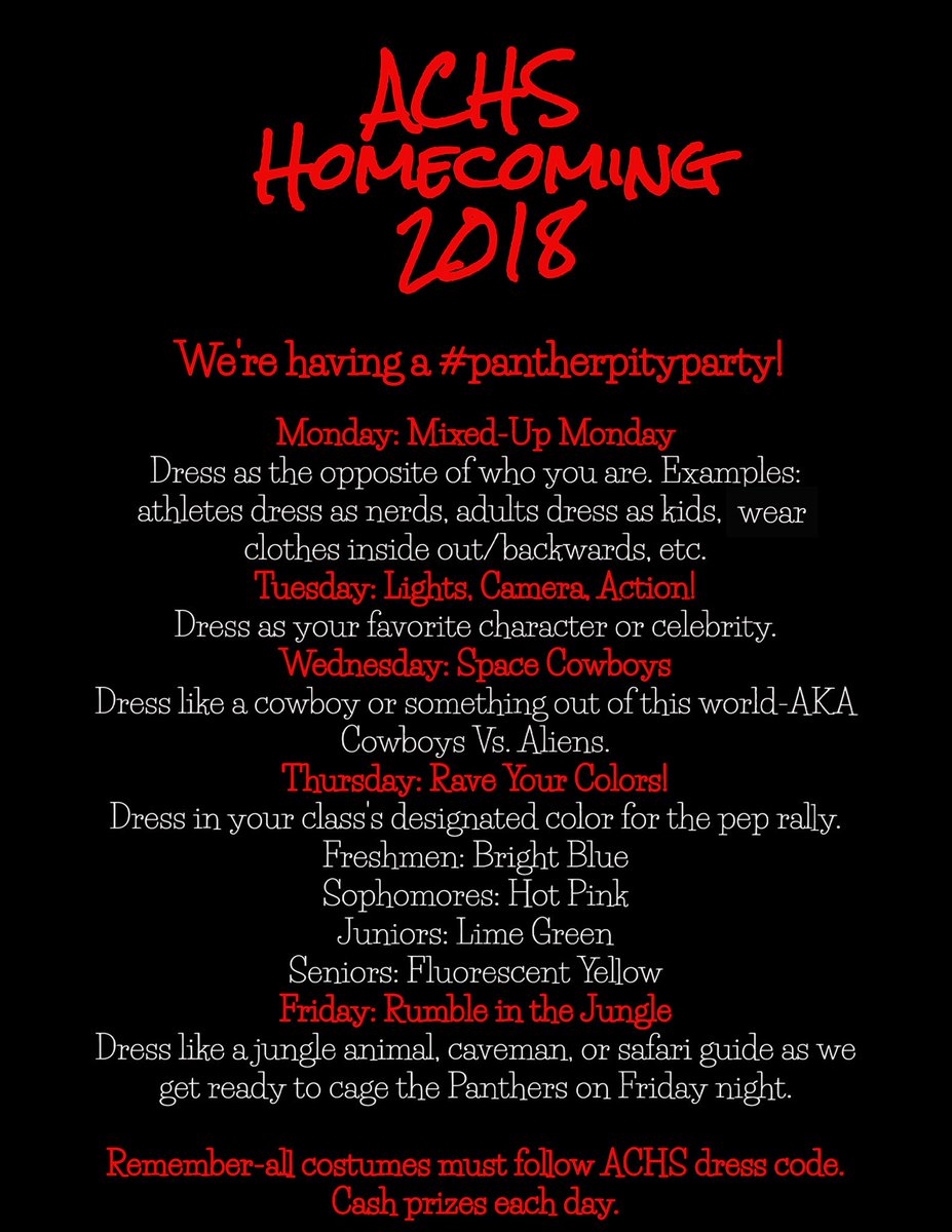 ACStudentCo's tweet image. #Pantherpityparty