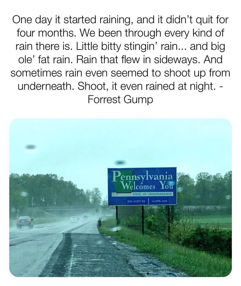 Kristina10380's tweet image. #truth. Don't forget the temperatures that can change like 50 degree in a day! 
#OnlyInPa