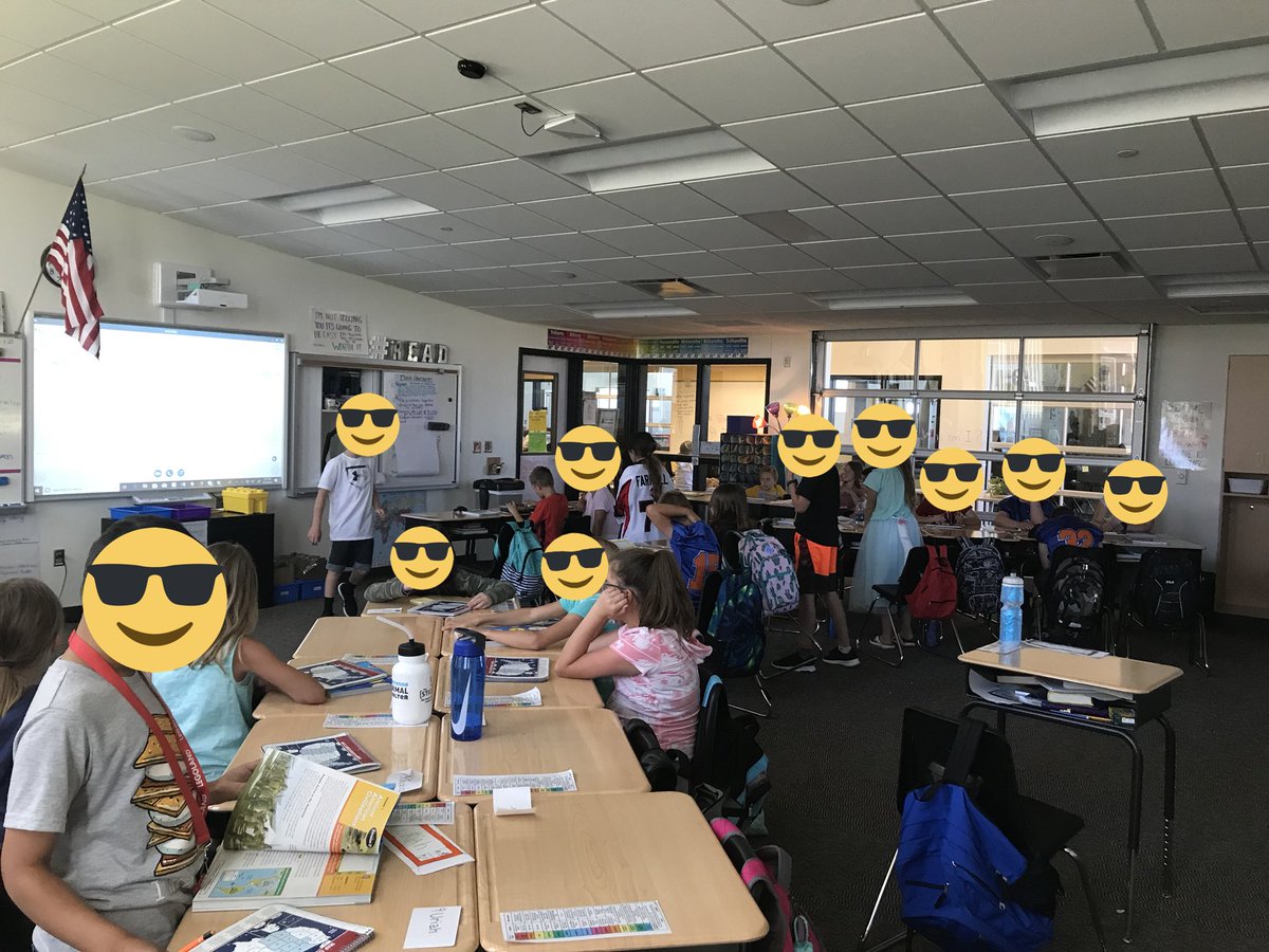 MsHollesClass's tweet photo. Our practice #MysterySkype w @5thwithSmith class. Thanks for helping us out! #bighorn5 #MeadowlarkFlyers https://t.co/3F0gIBKd3o