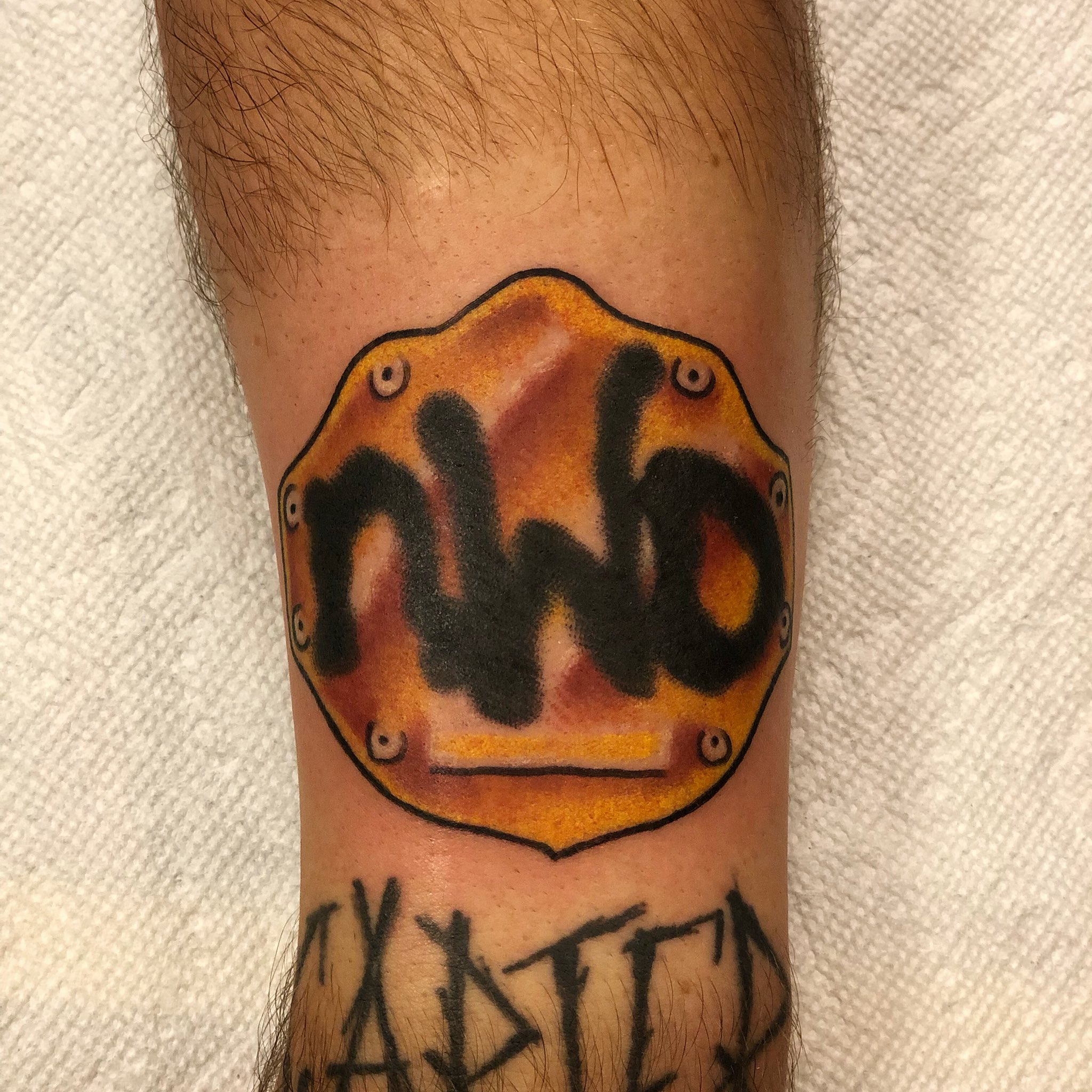WrestlingTattoos on Twitter "NWO tattoo done by Chris_oakwood at