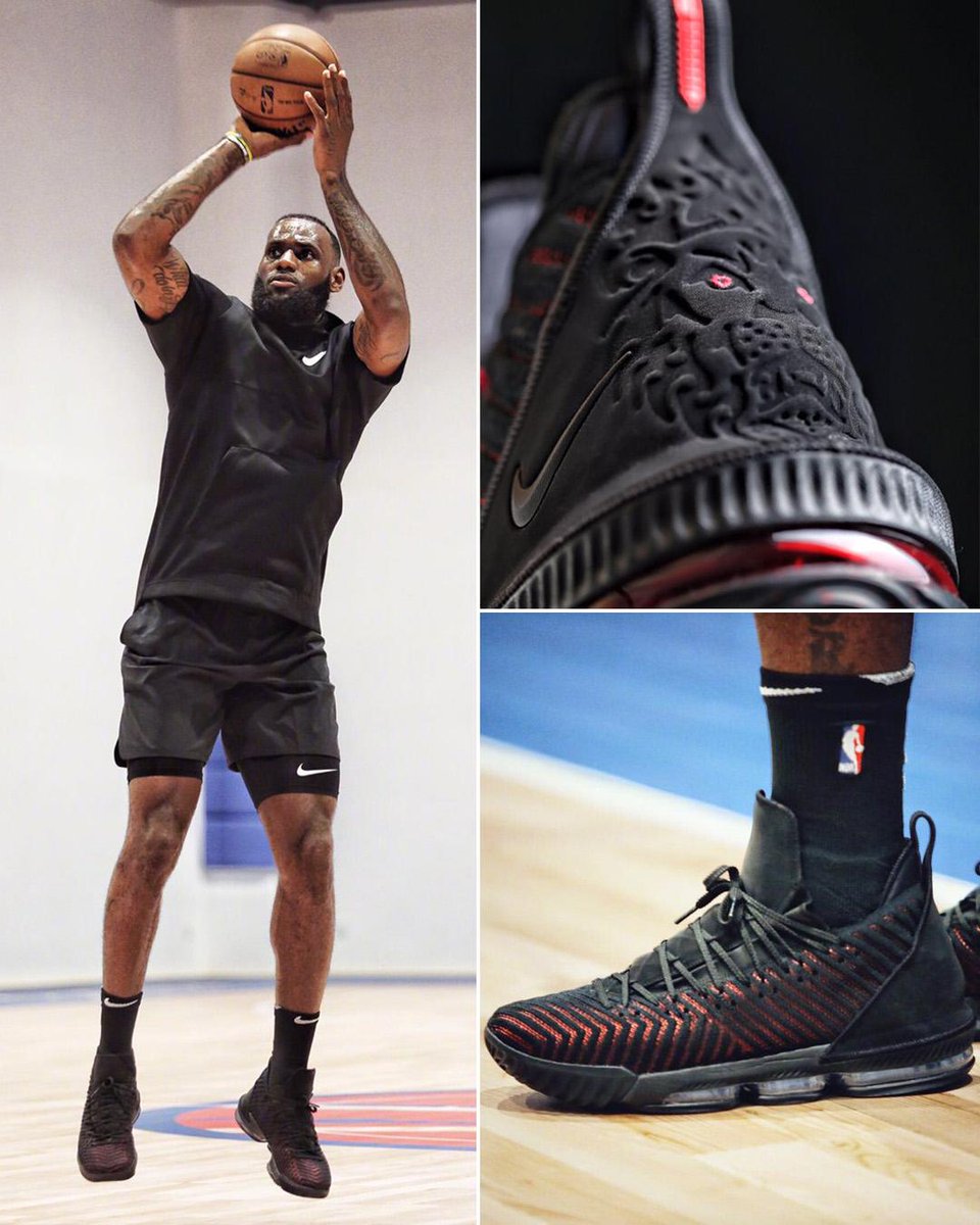 NBA on ESPN (@ESPNNBA) on Twitter photo 14/09/2018 02:53:54 .@KingJames with the new 16 🔥 .@KingJames with the new 16 🔥