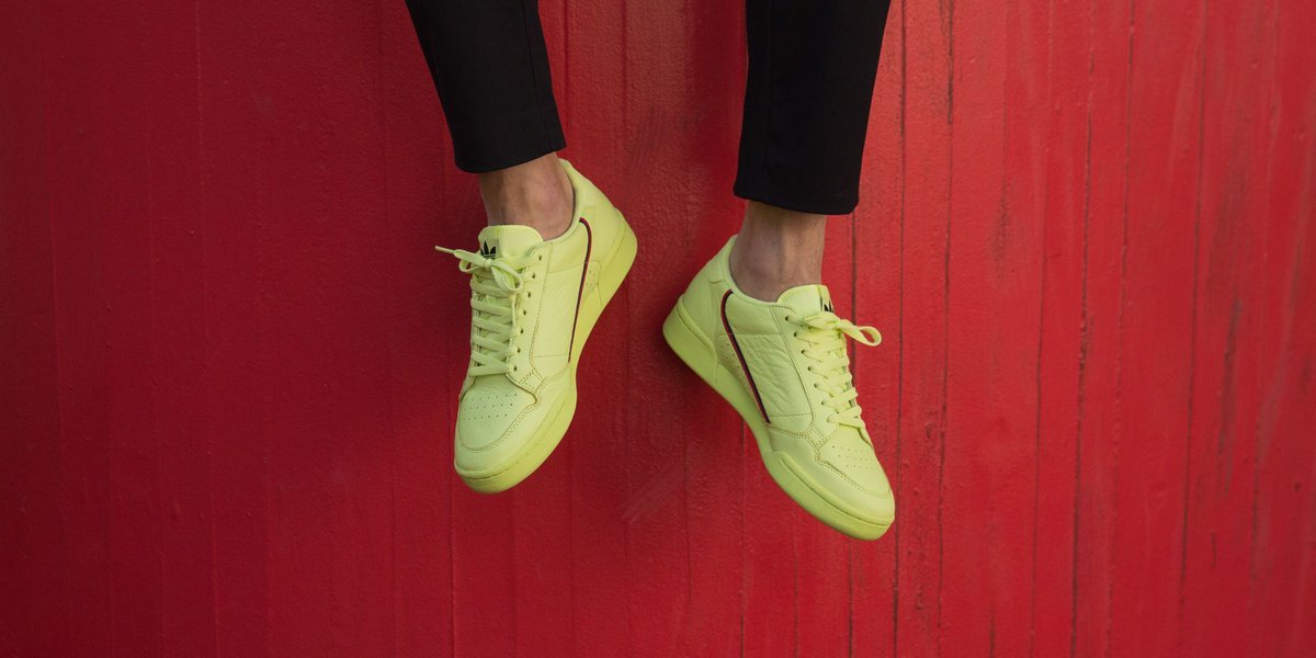 adidas originals continental 80 frozen yellow