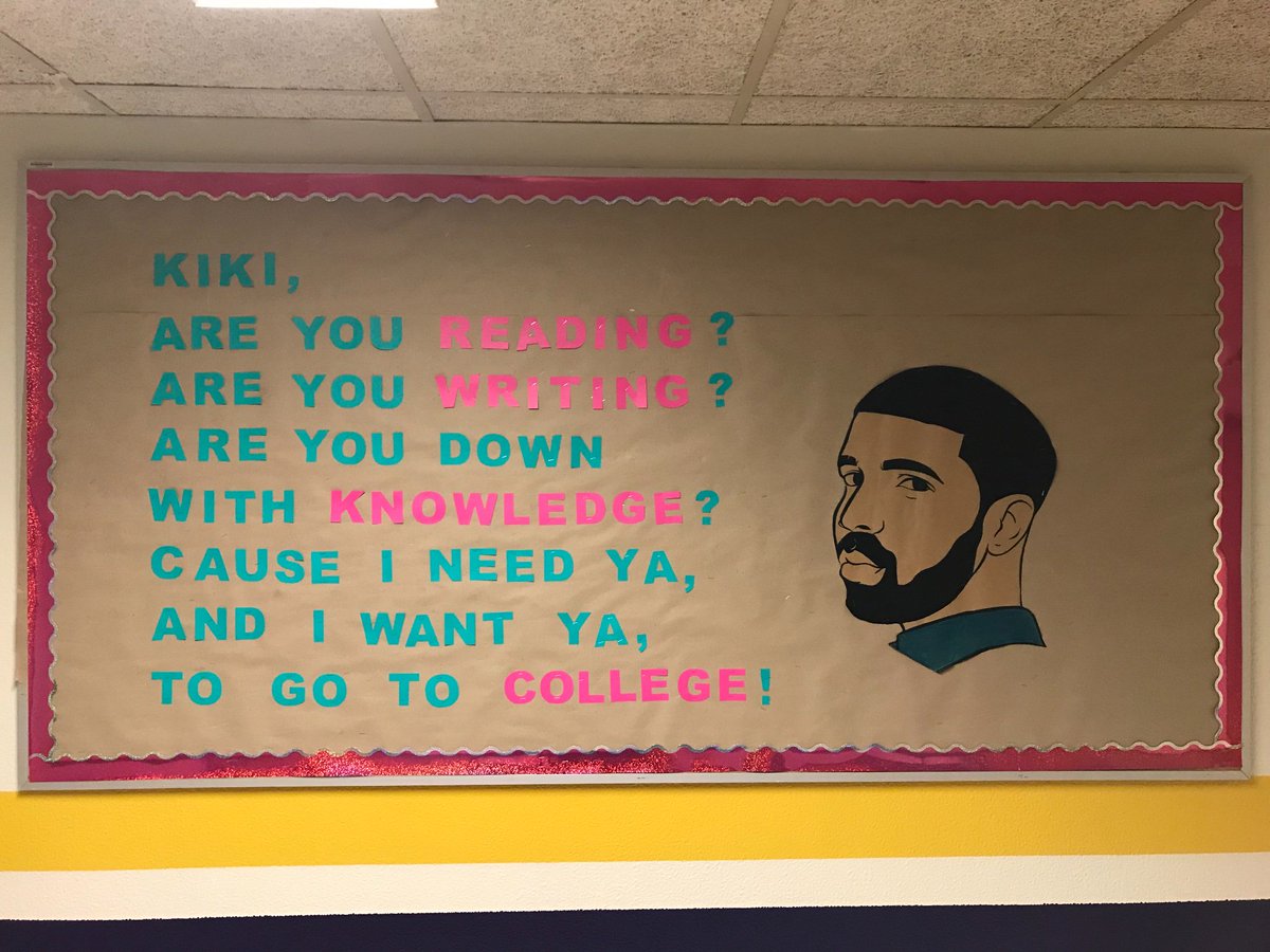 Mrs_George22's tweet photo. @TDSB_JGWorkman @Drake 
Starting the school year off right! https://t.co/Qg8putQFoC