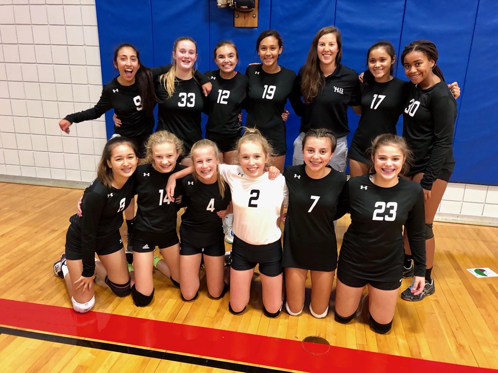 CoachAimeeBrown's tweet photo. HBMS Volleyball with a clean sweep over Hill Country!!  Great Job Ladies!! Proud Coaches!! https://t.co/ACaXfdF7r8