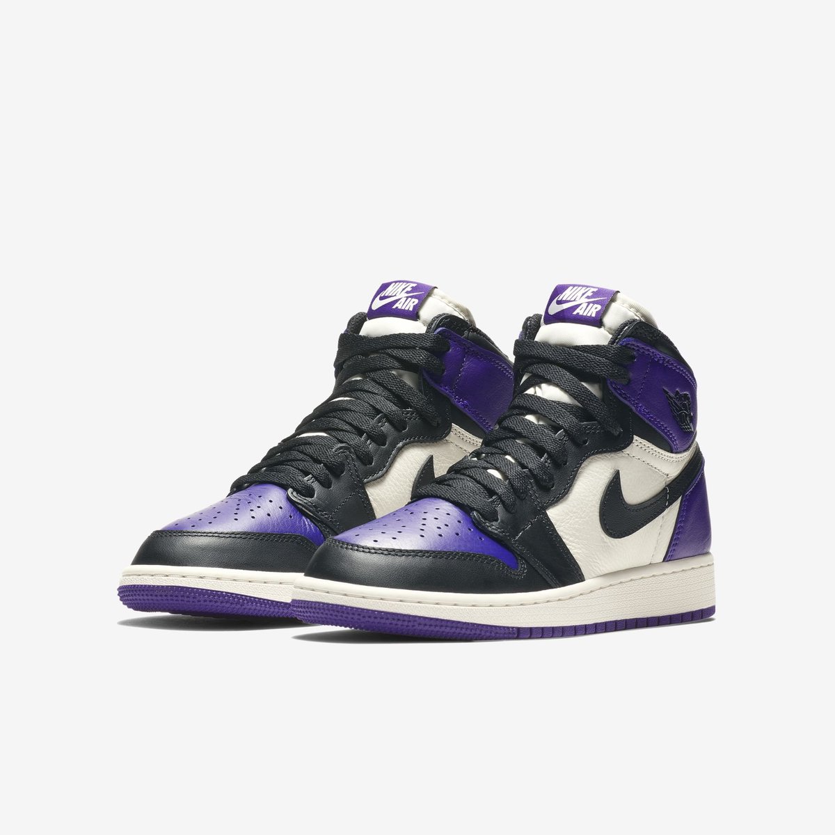 purple jordan 1 grade school