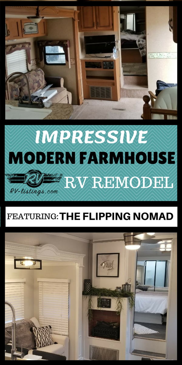 Modern Farmhouse RV Remodel with the Flipping Nomad! #glamping #rvhacks#rvrenovation #rvlistings ow.ly/JLN730lKlXY