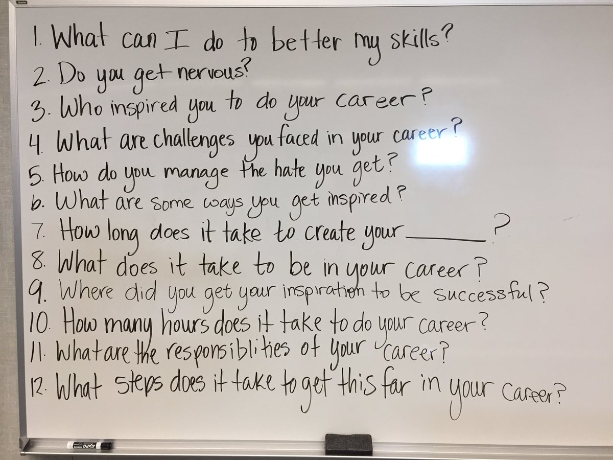 hsilva13's tweet photo. Drama class is doing a career project &amp; would like to interview experts.Please help us find the following experts: actor, actress, singer, game designer, animal trainer, on set vet, broadway actress, YouTuber, piano player, basketball player #AVFollowMyLead #PBL #QFT #TCSDShare https://t.co/frnspGXACj