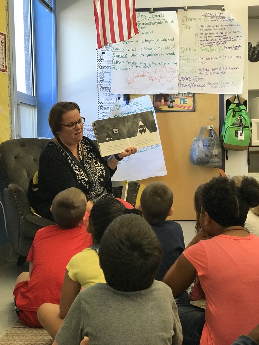 Ss are bummed that they can’t meet @macbarnett when he visits Drummond, but they love Triangle and can’t wait to read Square tomorrow! They are also dreaming of what the Circle Story could be! <a href="/heatherie73/">Heather Klein</a> #classroombookaday
