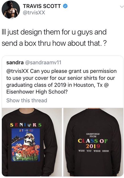 WORLDSTAR's tweet photo. Travis Scott a real one 💯 @trvisXX https://t.co/yHLQrrMl3G