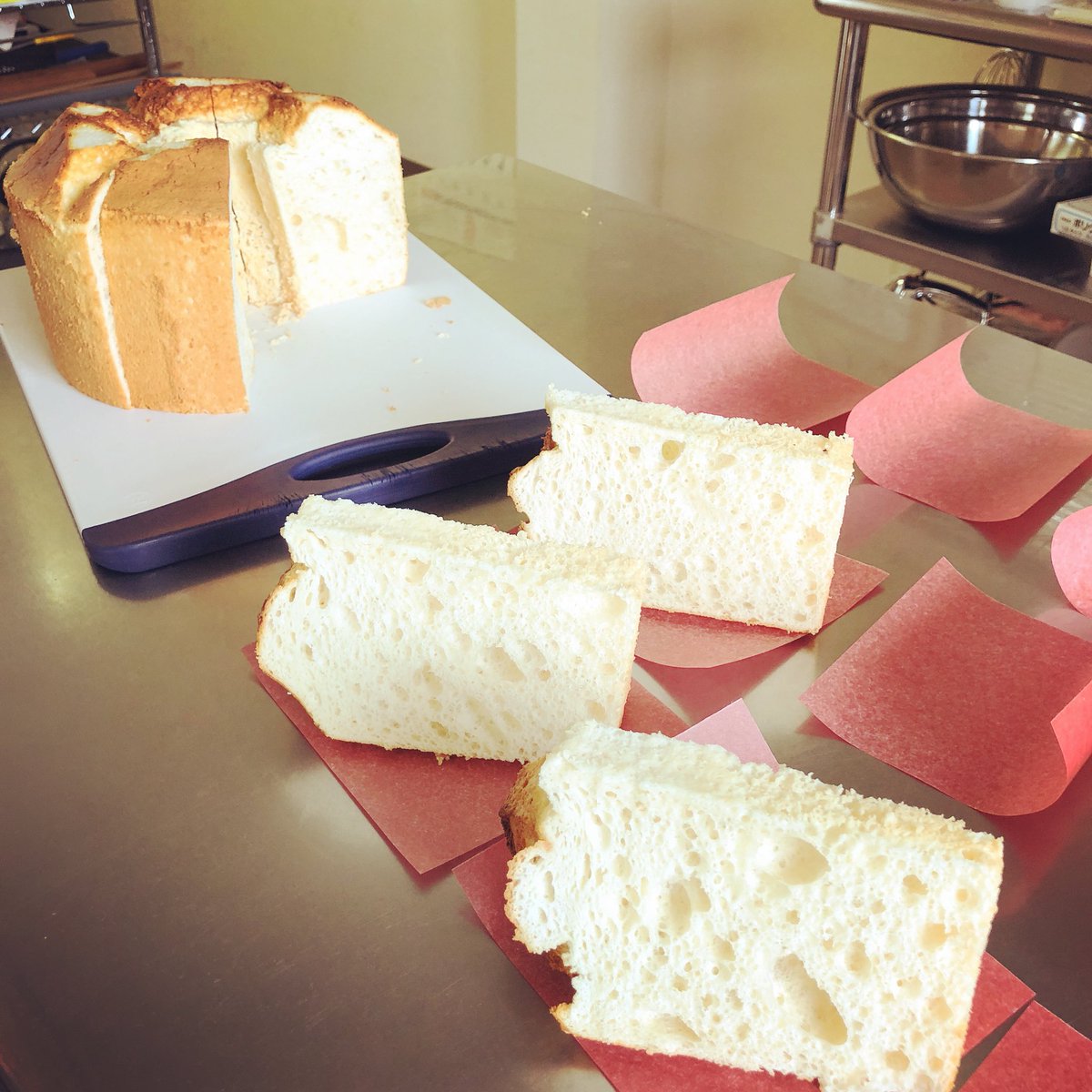 白いシフォンケーキ