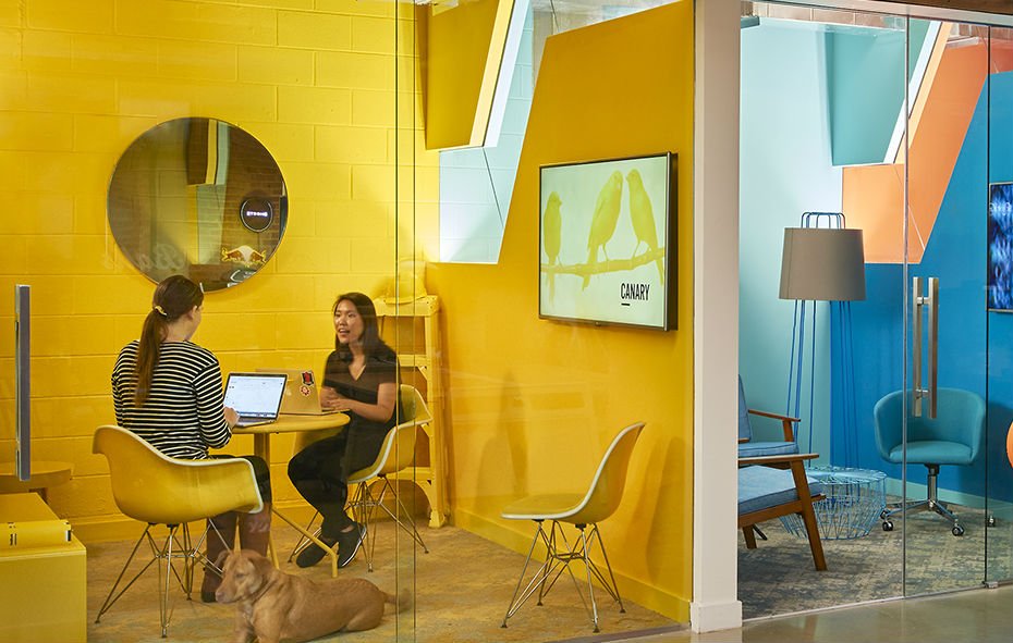 HRMagSHRM's tweet photo. From rock climbing walls to pool tables, these 6 smaller companies offer cool workspaces aimed at boosting teamwork and creativity https://t.co/ClZiQ04EAt @SHRM  @QuickenLoans @istrategylabs  @customink  @Jet  @JambaJuice #SHRM #HR https://t.co/J3qAOu3bwc
