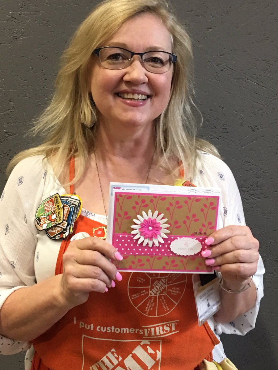 CWHD6532's tweet photo. Recognizing Specialist Victoria  Dept: 70. Customer sends Thank You card for delivering Great Customer Service!!!    Awesome Job!!!! @jxk867  @melaniepayneTHD  @JasonGDHRMD228  @1226mlrw  @MarkAllman7 https://t.co/koh7djTBAo
