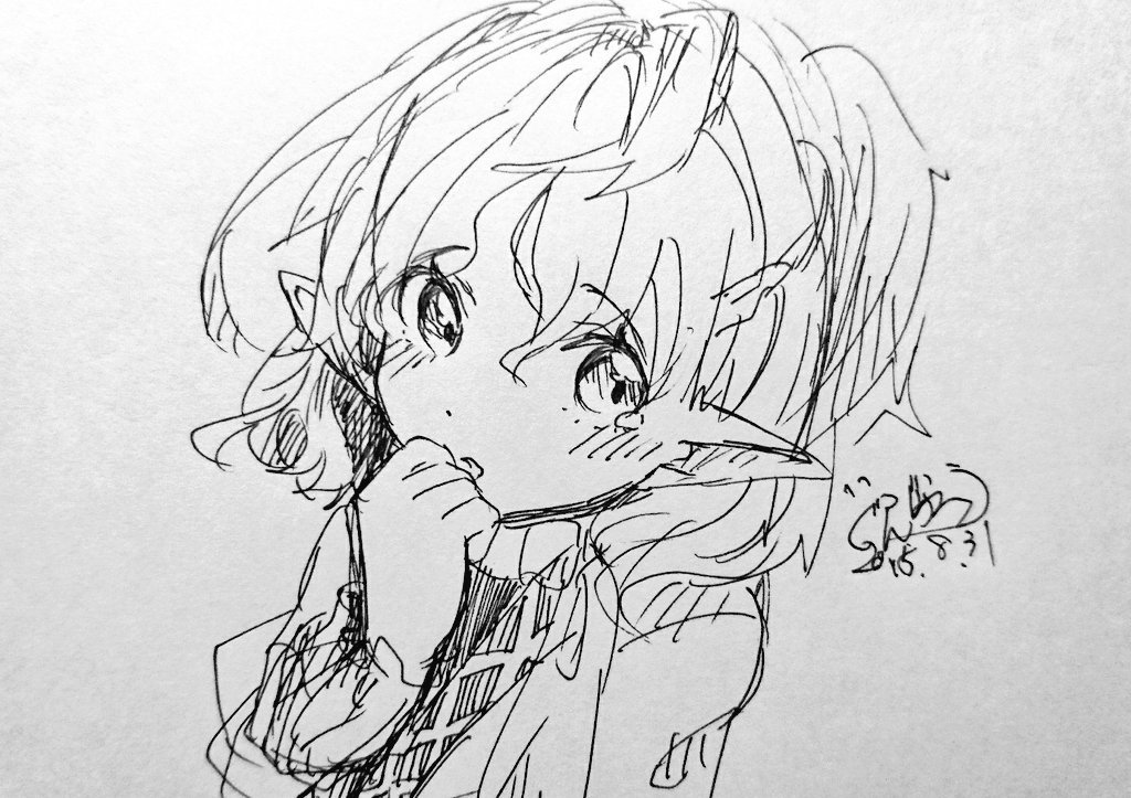 だいぶ前にらくがきしたパルスィとこいしちゃんです
どっちも一発描き 